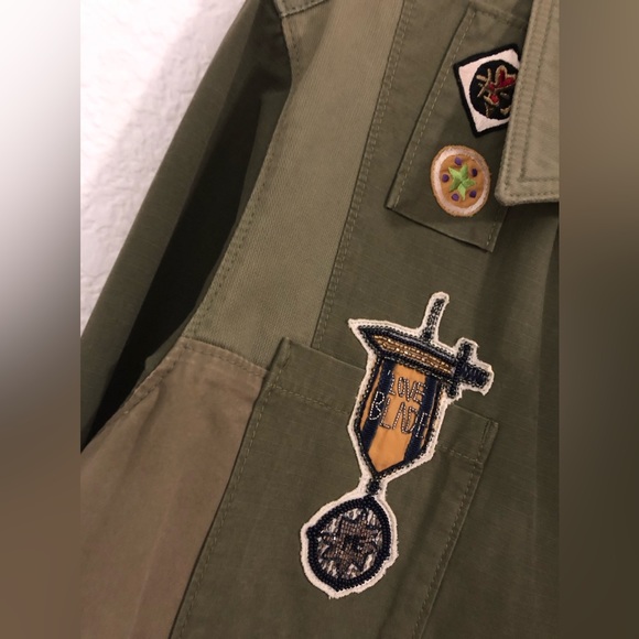 Valentino Embroidered Army Style Jacket - Picture 10 of 16